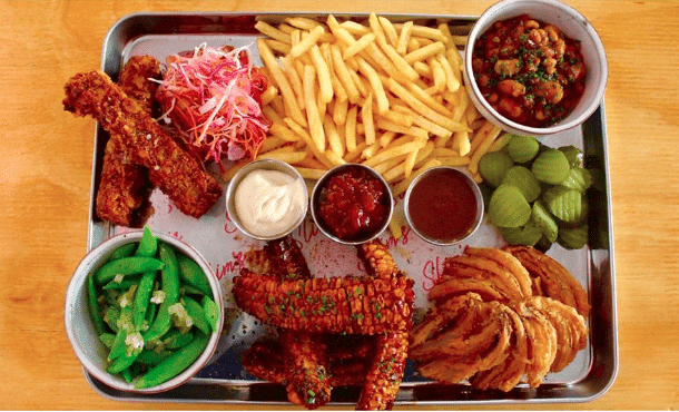 Slim's Vegan Sharing Tray