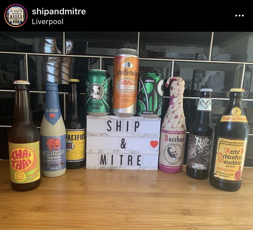 Alcohol deliveries in Liverpool Ship & Mitre