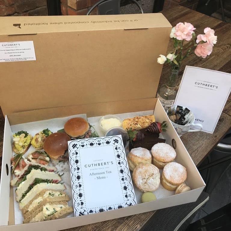 Afternoon Tea Deliveries In Liverpool Cuthbert's Bakehouse