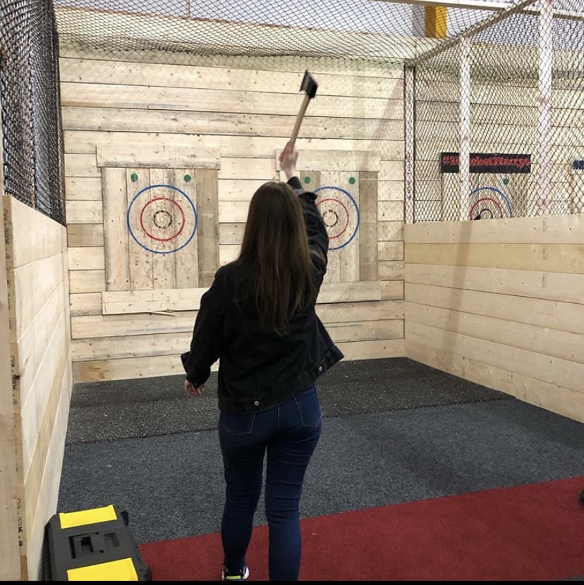 Fun Activities to do in Liverpool Axe Throwing at Hatchet Harry's