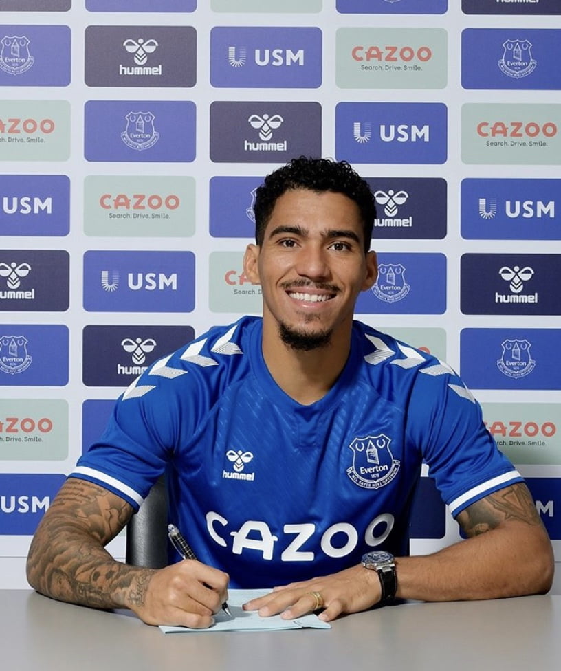Everton FC Allan Signing. Photo Credit Everton FC