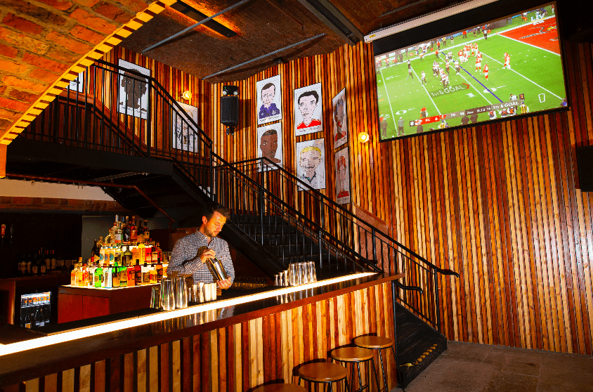 Football fans flock to new Dock cocktail bar & hangout, The Long Shot 1