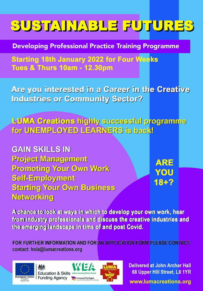 Training Programme for creatives in Liverpool