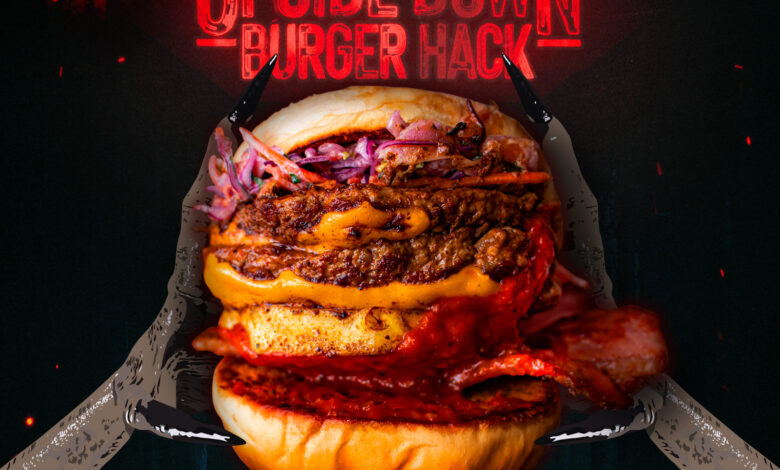 Stranger Things - The Upside Down Burger Hack At Fat Hippo