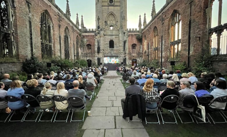 Open Air Cinema at the Bombed Out Church
