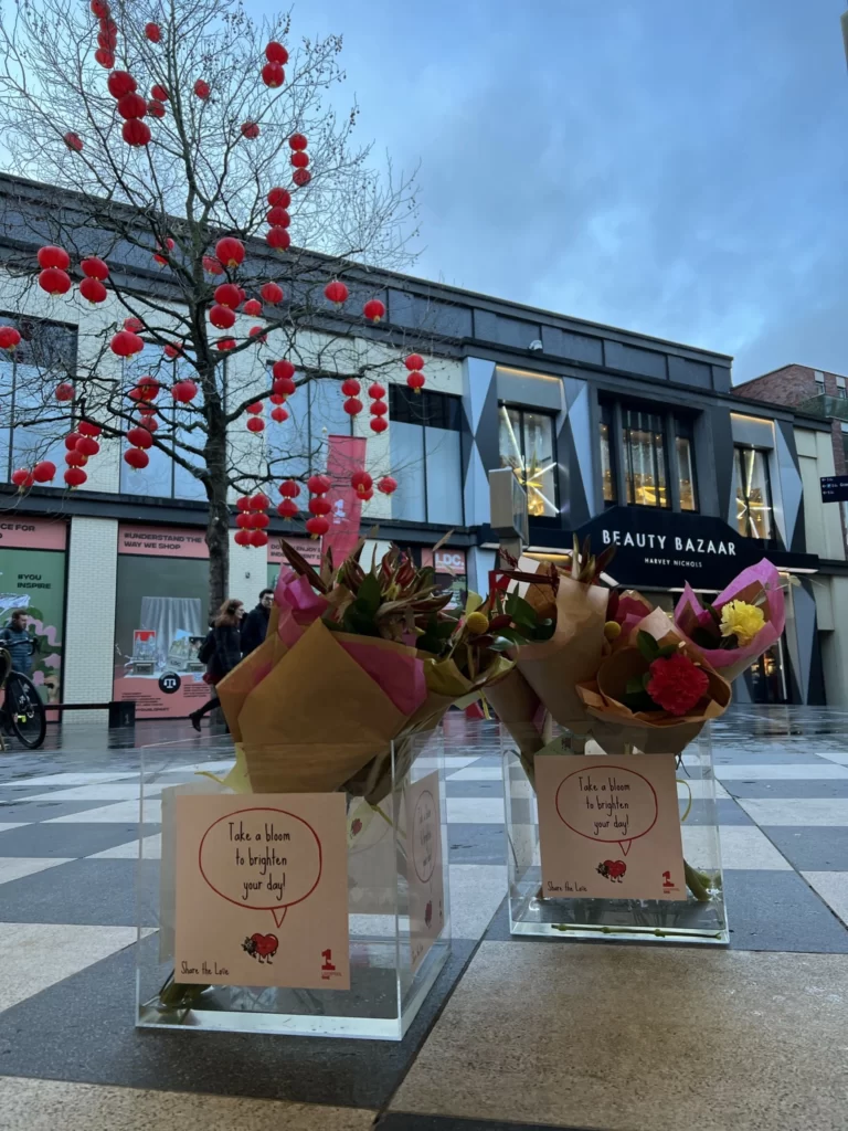 Liverpool ONE Brightens Blue Monday With Hundreds Of Blooms 2 © Liverpool ONE - Blue Monday - Share the Love campaign