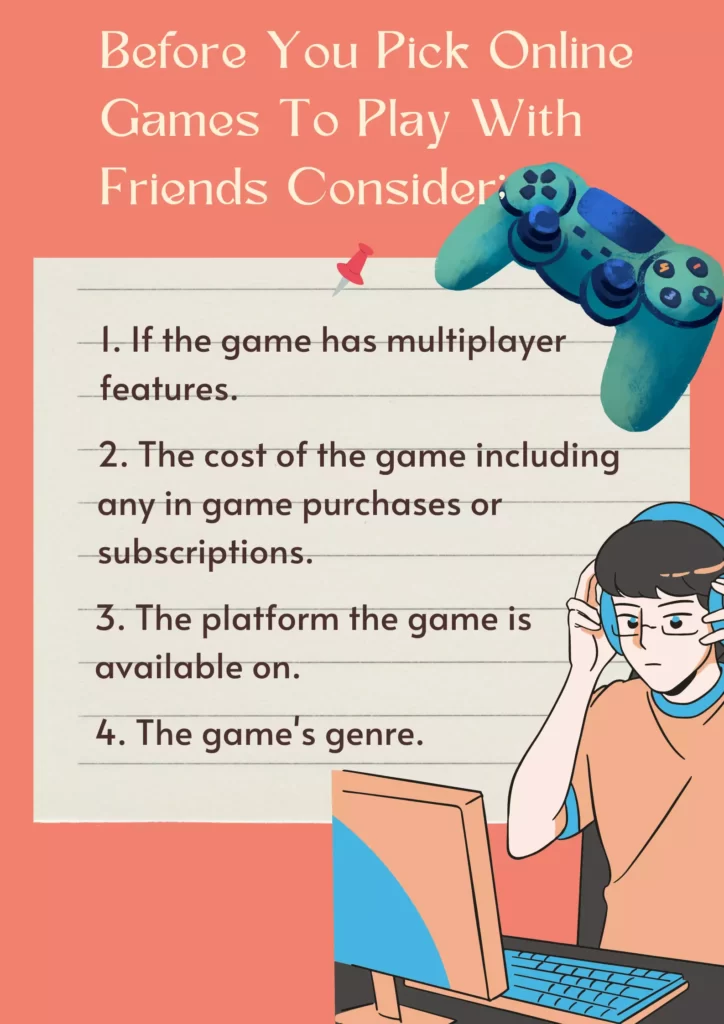 What games can you play online with your friends?