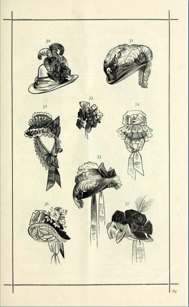 The History of George Henry Lee 1874 Debenham and Freebody Plate 15 Hat22 CC BY 2.0 by CharmaineZoes Marvelous Melange
