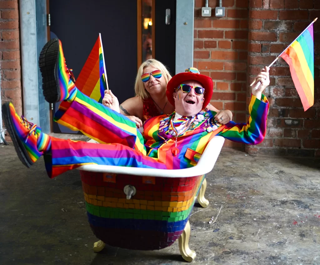 Dip Into Pride - Liverpool's Arts Bar Baltic Pride Installation