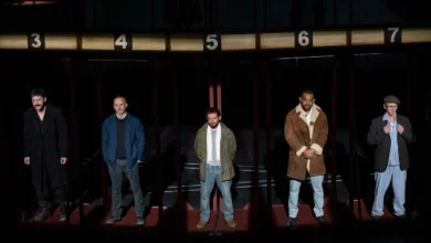 Boys From The Blackstuff 2 - L to R Barry Sloane, Mark Womack, Nathan McMullen, Aron Julius, Andrew Schofield - C Jason Roberts