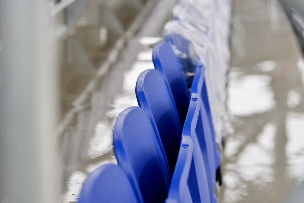 First Seats Installed At New Everton Stadium at Bramley Moore