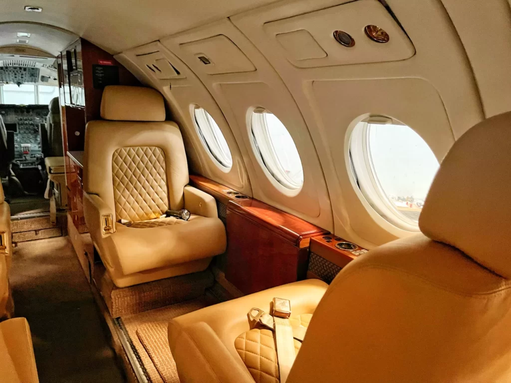 Why Private Jet Travel Is The Perfect Prelude To Liverpool’s Jazz Festival - Plane Interior