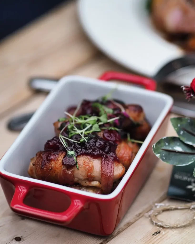 Festive Roast Pigs in Blankets at The Watering Can