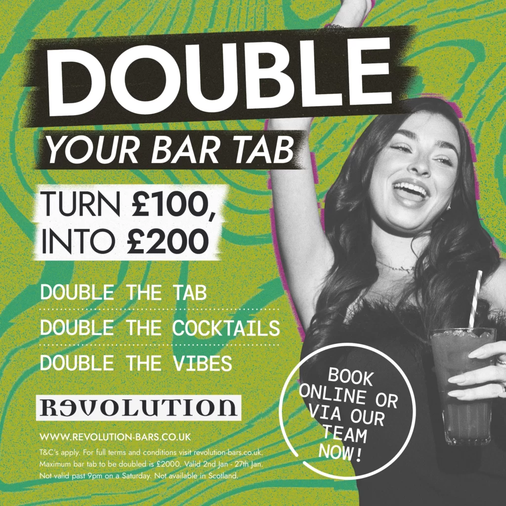 January Food and Drink Deals in Liverpool - Revolution