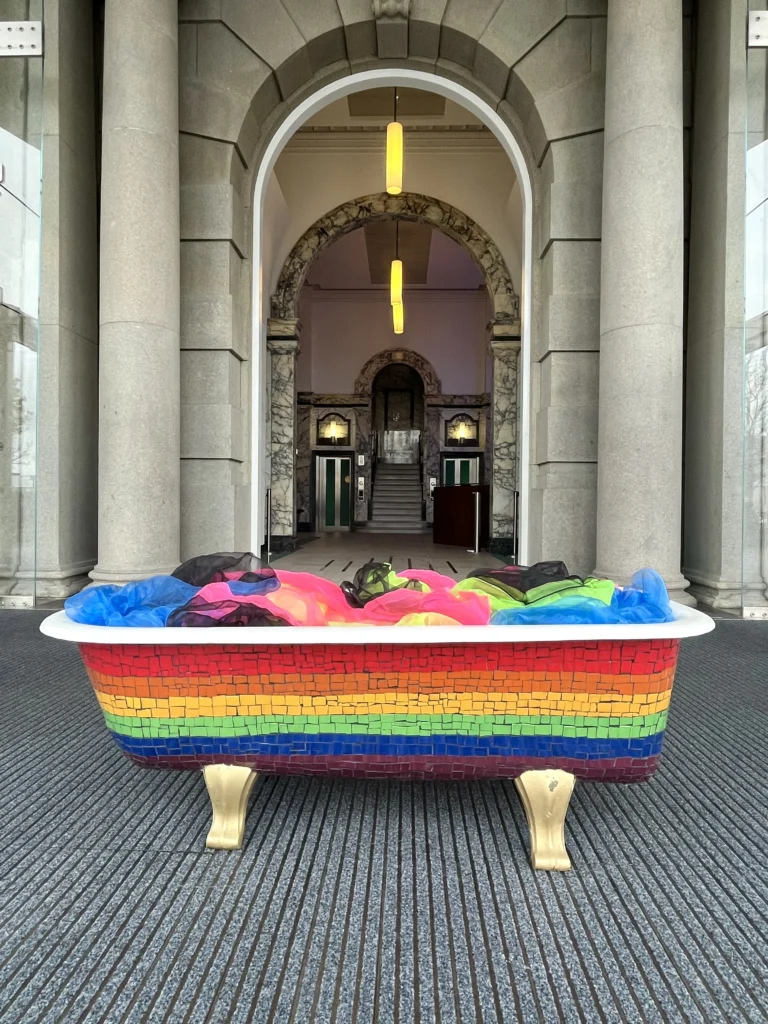 Dip Into Pride Bath - Royal Liver Building Liverpool