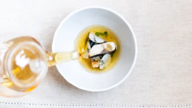 Vetch dish - Mackerel, Turnip, Elderflower and Dill