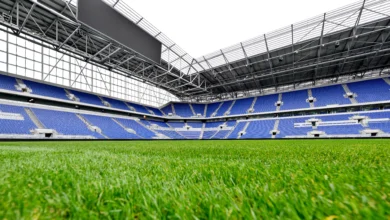 Everton Stadium - Pitch North (L) East (R)