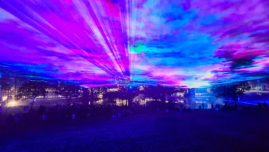 Spectacular ‘Borealis’ Installation To Illuminate Royal Albert Dock This Spring 22 Borealis Installation by Dan Acher Coming To Liverpool - In Adelaide Australia - © David Solm