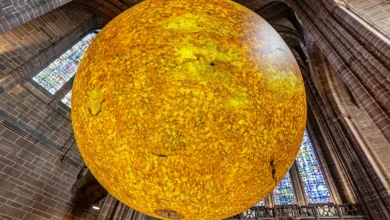 Luke Jerram’s Helios Shines at Liverpool Cathedral This Spring 19 Helios at Liverpool Cathedral - Credit Bryan Fowler