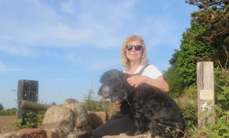 Creative Spotlight: In Conversation - Julie Lawrence 1 Artists Julie Lawrence and her dog Max
