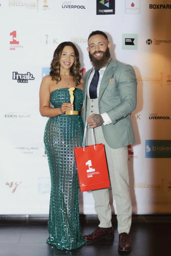 Stars Shine Bright at Inaugural National Influencer Awards in Liverpool 2 National Influencer Awards in Liverpool