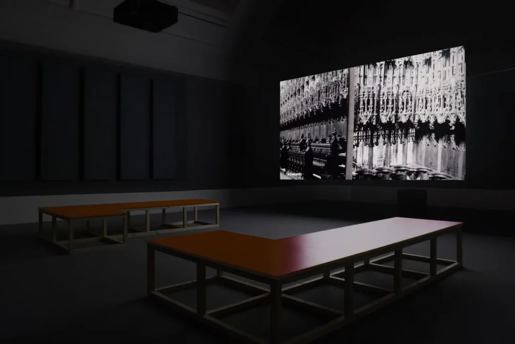 Liverpool Biennial 2025: BEDROCK – Unearthing the City’s Soul 2 Liverpool Biennial 2025 - Elizabeth Price, THE WOOLWORTHS CHOIR OF 1979, Installation view. Photography by Michael Pollard
