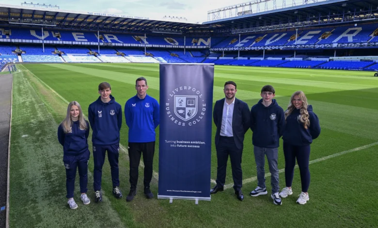 Liverpool Business College Kicks Off Partnership with Everton Football College 1 Liverpool Business College Everton