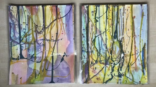 Exhibition Review: Liverpool Hope University Degree Show 2025 1 Liverpool Hope University Degree Show 2025 - Drip Paintings - Paulina Kurzydlowska - p_kurzydlowskart