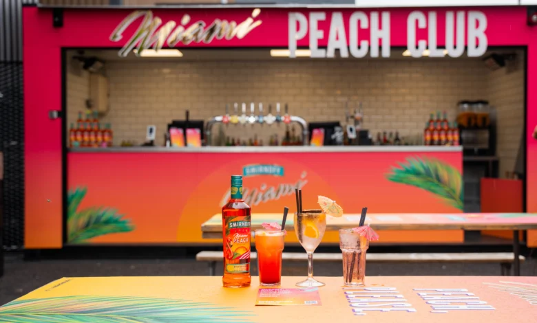 BOXPARK Liverpool Launches Miami Peach Beach Club Garden Takeover for the Summer 1 BOXPARK Liverpool Launches Miami Peach Beach Club Garden