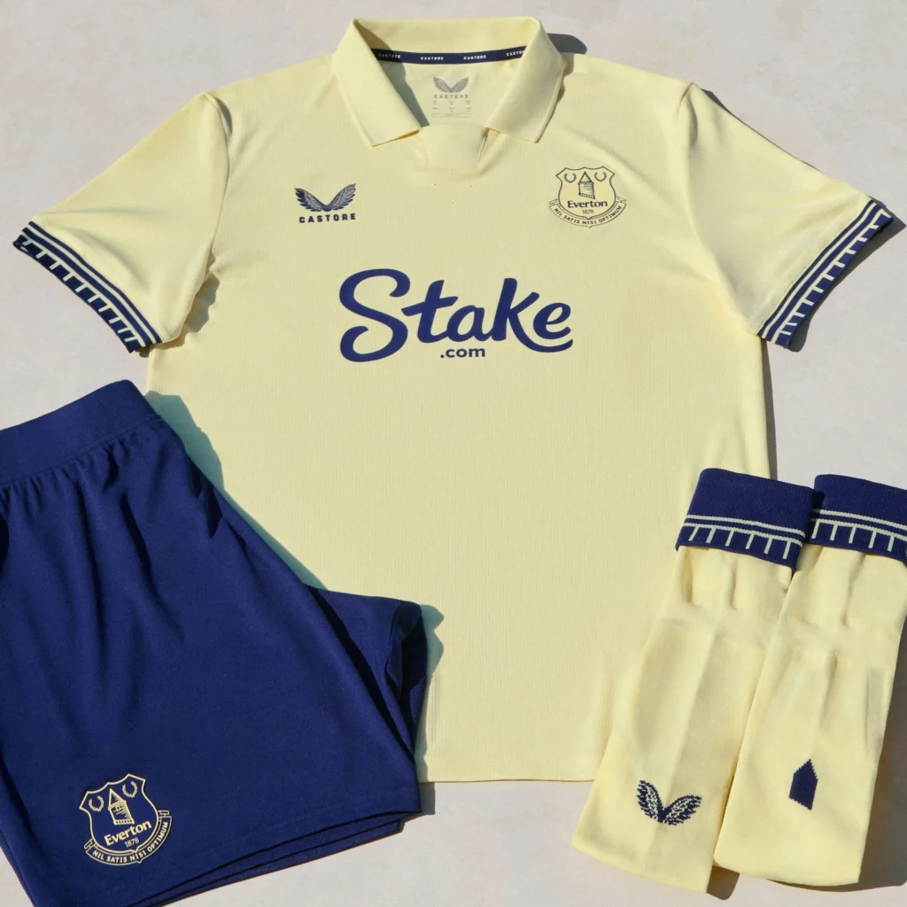 EVERTON AND CASTORE REVEAL NEW 2025:26 AWAY KIT