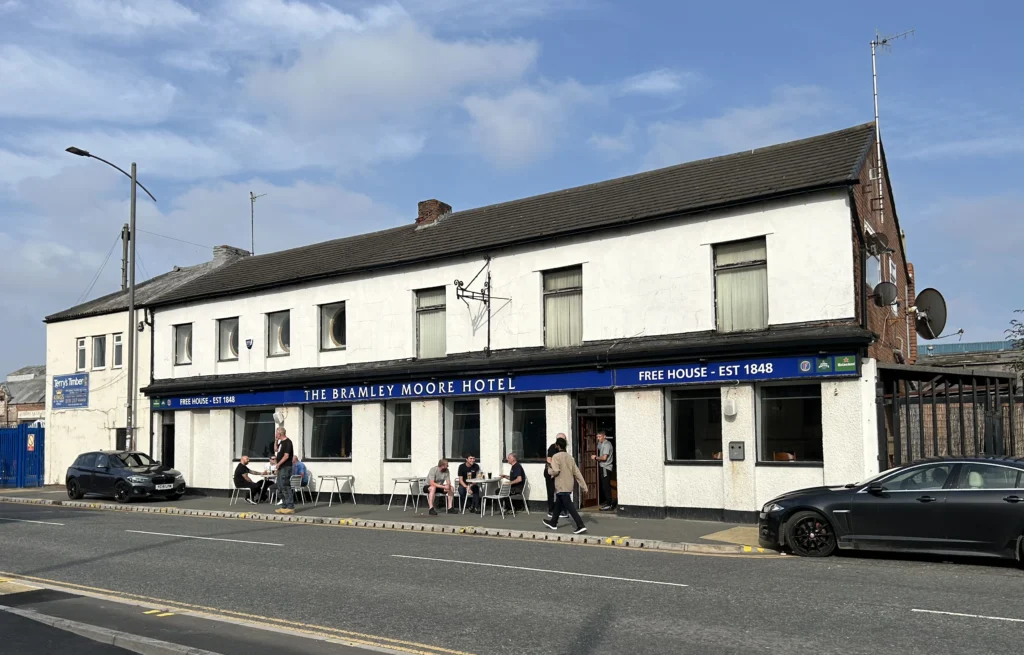 Everton Matchday Guide & Map: Best Food and Drink Spots Near The Hill Dickinson Stadium 2 The Bramley Moore Pub