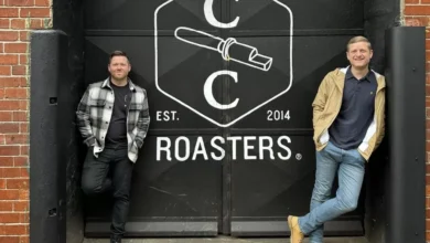 Co-owners of Crosby Coffee (Jack Foster to the right and Mark Slinger to the left)