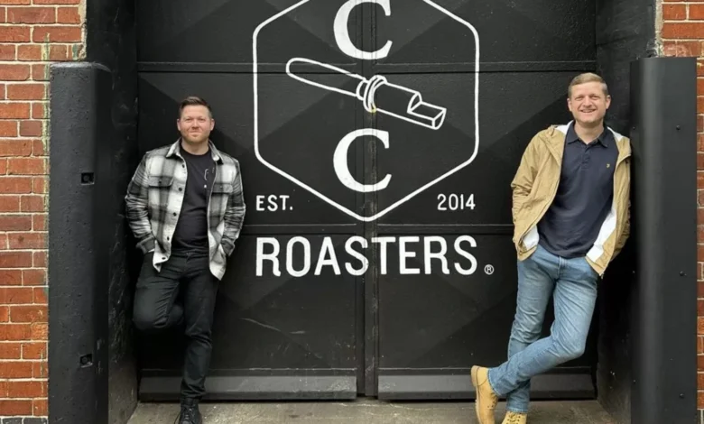Crosby Coffee Ten Streets Are Giving Away 10,000 Free Coffees - Here's How To Get Yours 1 Co-owners of Crosby Coffee (Jack Foster to the right and Mark Slinger to the left)