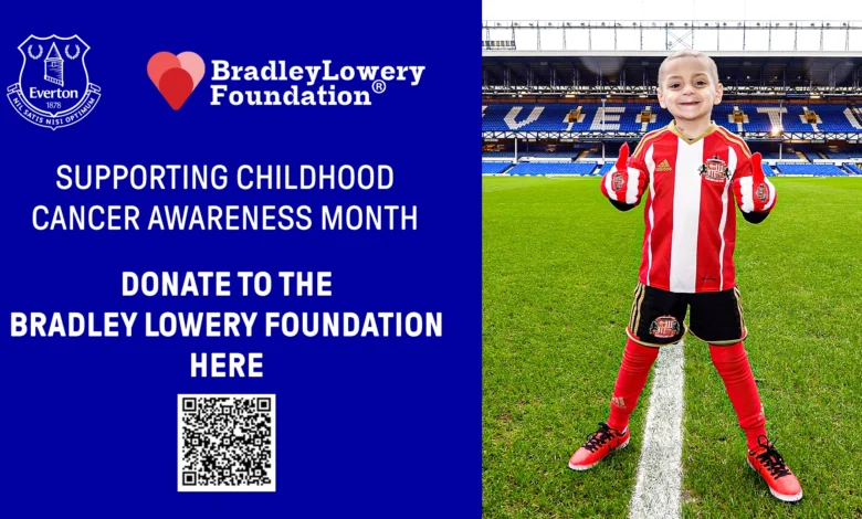 Everton to Support Bradley Lowery Foundation During Childhood Cancer Awareness Month 1 Bradley Lowery Foundation_16.9 Screen