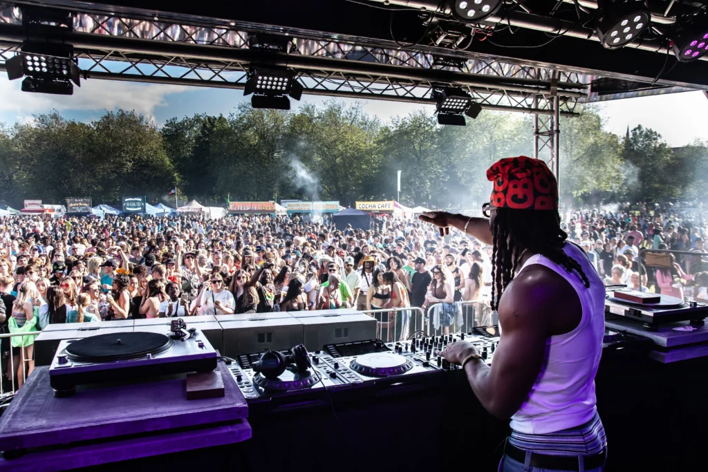 Africa Oyé Returns For 2026: Early Bird Tickets On Sale Now 3 Africa Oyé 2026 Announced - Liverpool DJ Papu Raf plays the Trenchtown stage at Africa Oyé (Photo- Nick Clague)