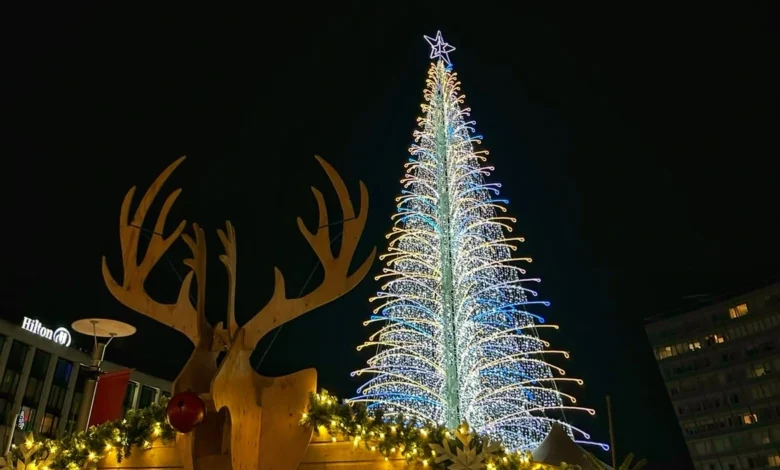 Christmas Light Switch On In Liverpool and Merseyside 2025 - Liverpool ONE Christmas Tree