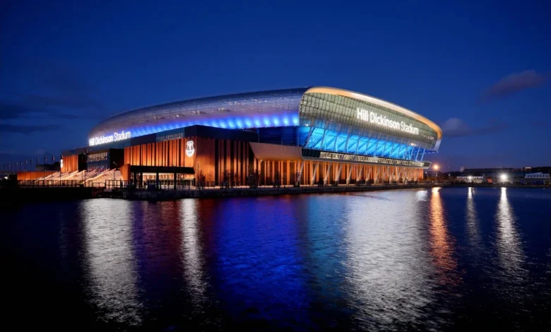 Everton Launch New Winter Menu at Hill Dickinson Stadium 6 Evertons Hill Dickinson Stadium Lit Up At Night