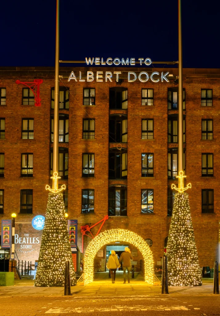 Royal Albert Dock at Christmas. Credit Pete Carr