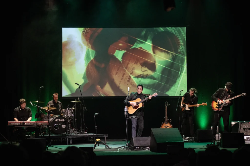 Review: Something About George – The George Harrison Story at The Brindley Theatre 2 Something About George - Credit David Munn