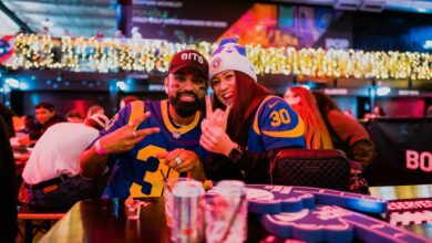 BOXPARK Liverpool To Host Super Bowl Screening Party - Super Bowl LVI 2022 Wembley - Kris Humphreys Photography