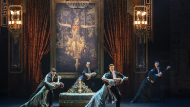 Matthew Bournes production of THE RED SHOES. Company. Photo by Johan Persson