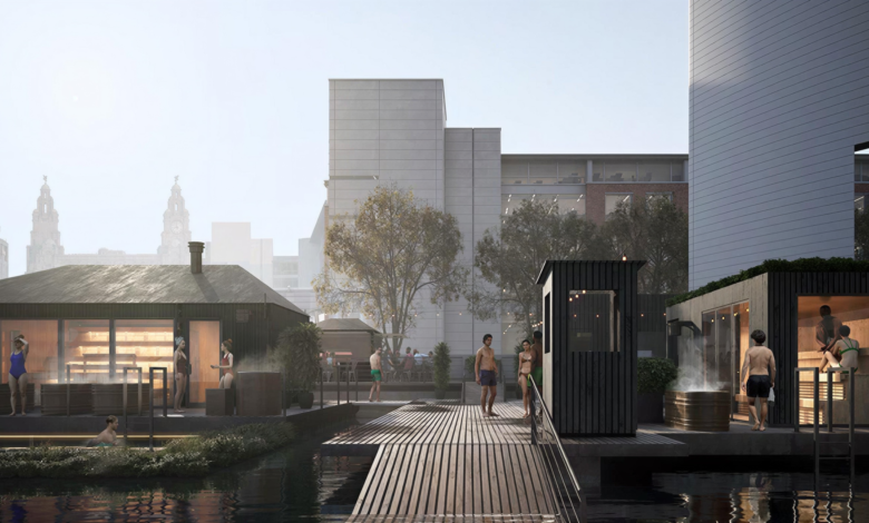 Wyld Sauna Princes Dock Expansion to Boost Liverpool Wellness Scene 1 An artists impression of Wyld sauna and the expansion plans at Princes Dock