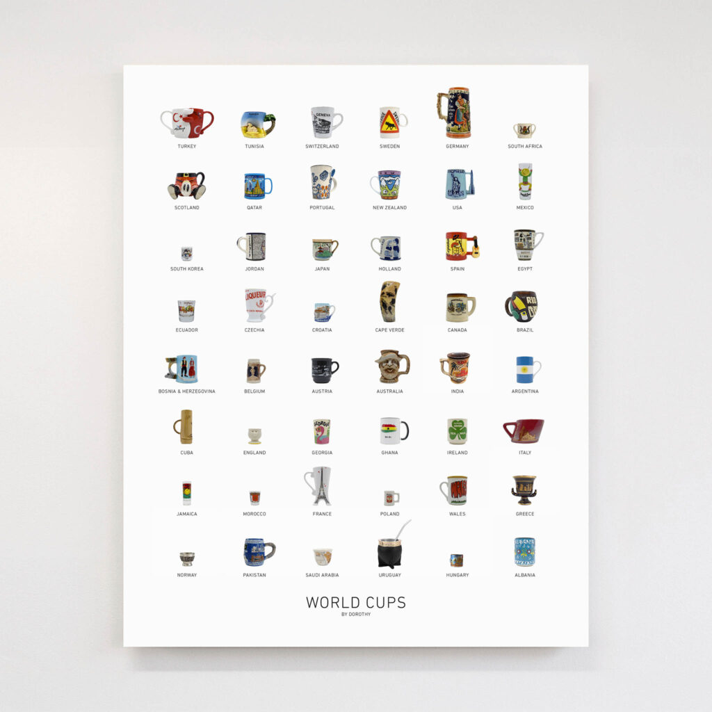 Dorothy World Cups Print