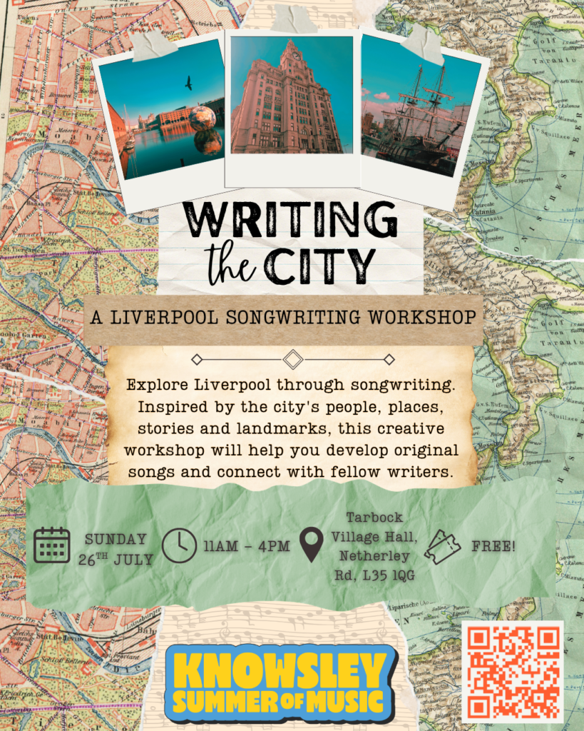 Writing the City Songwriting Workshop Poster