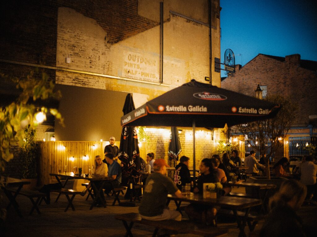 The Black Horse and Rainbow Beer Garden