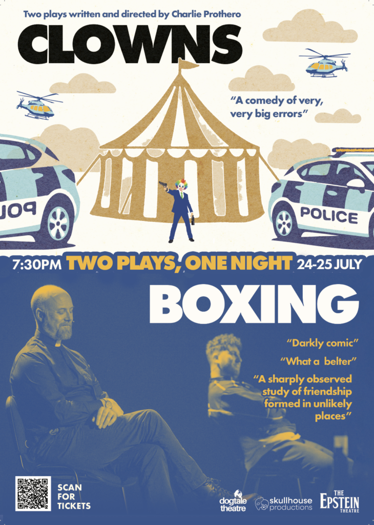 Darkly Comic Double Bill of Plays Coming To The Epstein Theatre This Summer 2 skullhouse
