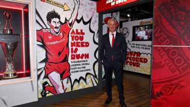 Liverpool FC Legend Ian Rush Honoured With ‘All You Need Is Rush’ Immersive Exhibition 2 Ian Rush at the All You Need Is Rush Exhibition