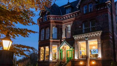 Sefton Park Hotel nightime exterior low res image