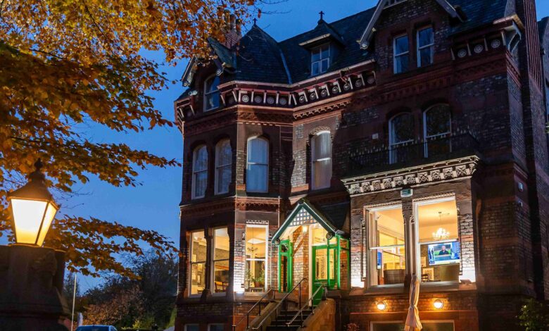 Liverpool's Sefton Park Hotel Unveils Boutique Winter Wedding Package 1 Sefton Park Hotel nightime exterior low res image