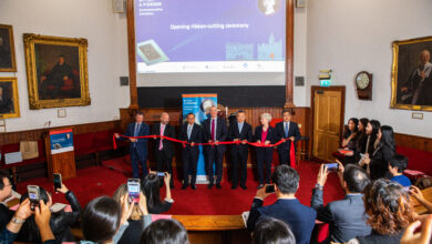 Exhibition Honours Chinese Medical Pioneer Dr Yan Fuqing in Liverpool 2 01 MUST HAVE Ribbon Cutting